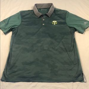 Adidas climachill Portland timbers army polo shirt